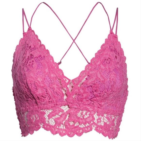 NWT Free People Celine Bralette Bra Lace Medium - Picture 2 of 8